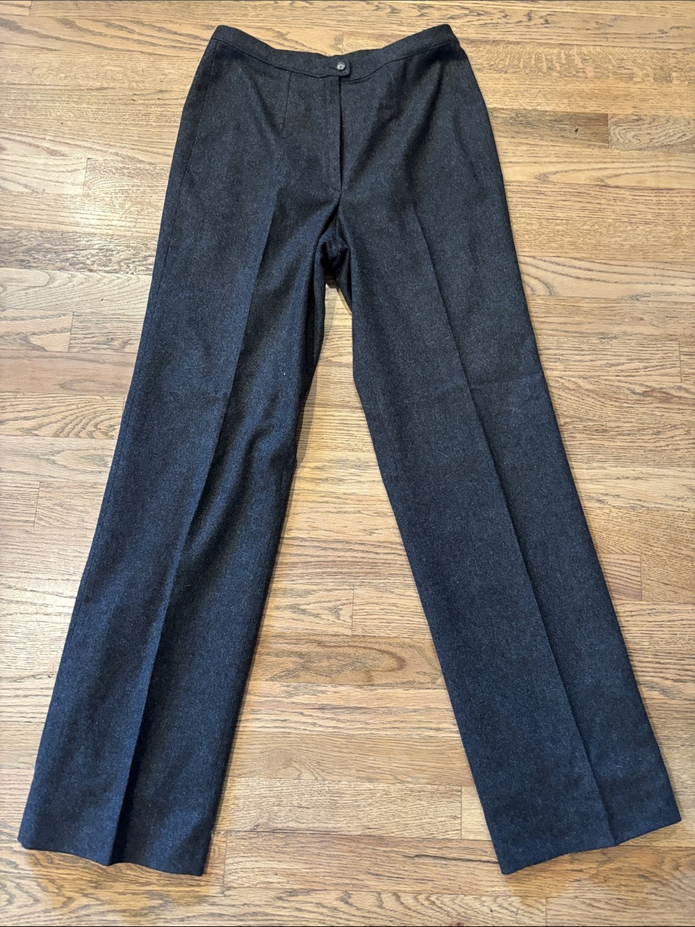 Vintage Pendleton 100% Wool High-Rise Trousers Charcoal Grey Women’s 28 EXC COND